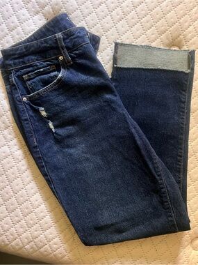 Time and Tru High Rise Dark Blue Jeans